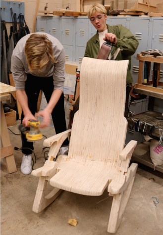 Woodshop class makes a treasure from trash