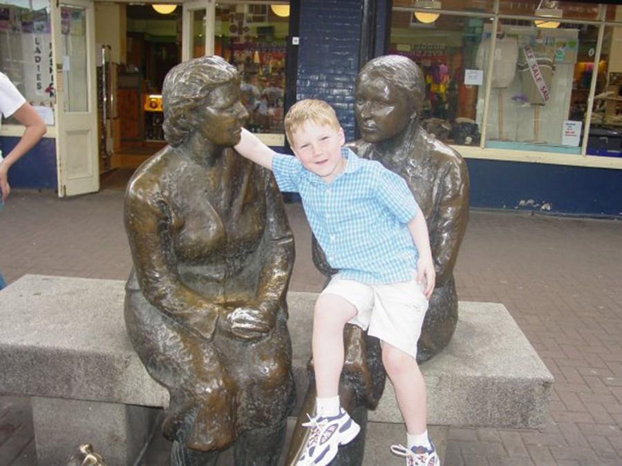 Conor during a simpler time, before the inconveniences of the world made him a cruel, cold man