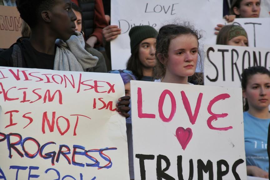 Cleveland Student Organized Protest after Donald Trumps Election