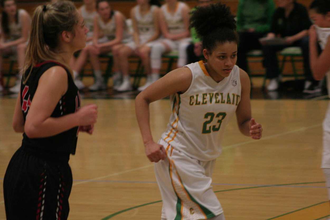 Senior Tynesha Parnell (pictured) is team captain along with senior Elena Matt.
