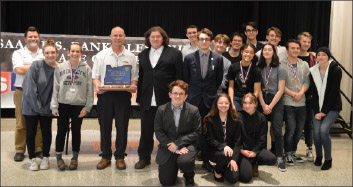 The Cannibals pose with their sixth state Speech and Debate title in the last seven years. 