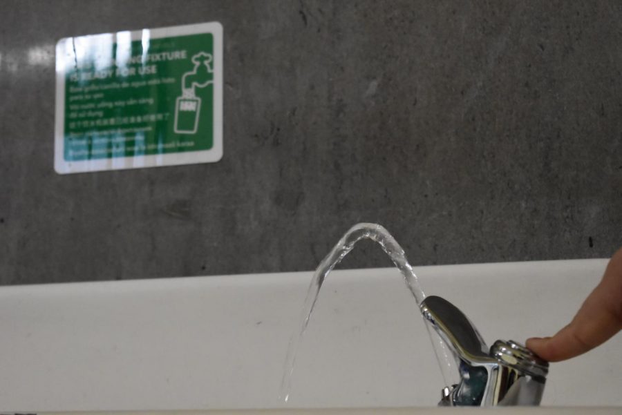 Students can now safely drink from several fixtures around the building.