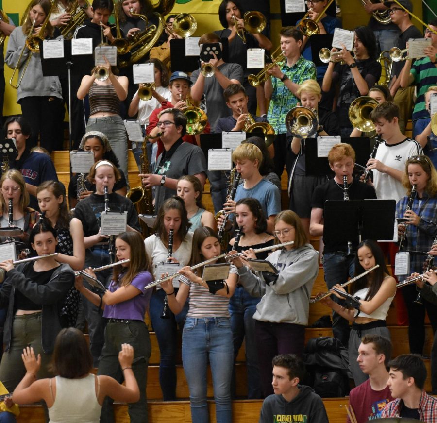The Fall Kickoff Assembly featured music, games and lots of school spirit