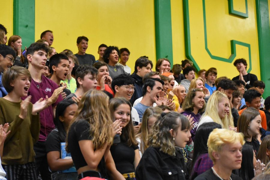 The Fall Kickoff Assembly featured music, games and lots of school spirit