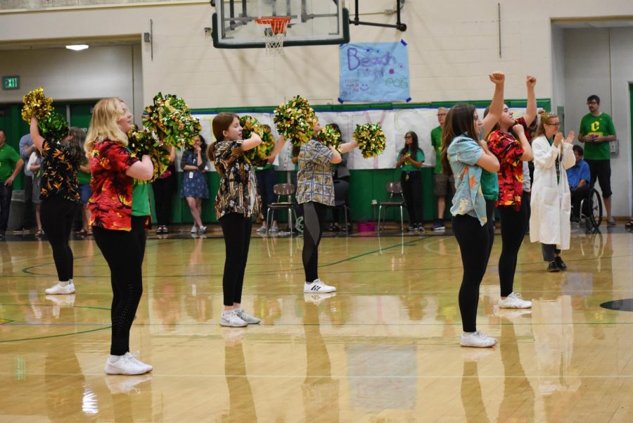 The Fall Kickoff Assembly featured music, games and lots of school spirit