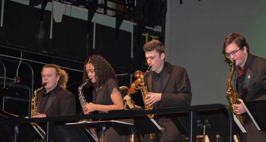 File photo. The winter music assembly on Dec. 16, 2019, involved band, choir, and jazz band.