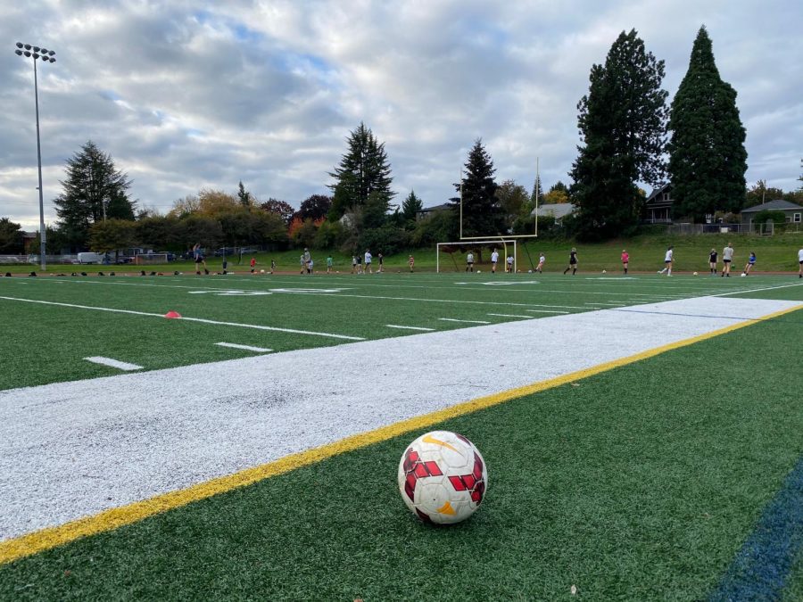 Cleveland sports teams have been working out at the stadium field since the fall in preparation for the upcoming season.