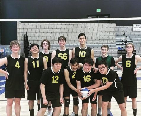 The Cleveland boys volleyball team from the 2022 experimental season