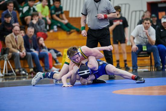 Senior Logan Medford is ranked #1 in the 138 lb weight class. A three time PIL champion, Medford is looking to continue that streak at the district championships at Benson this Monday