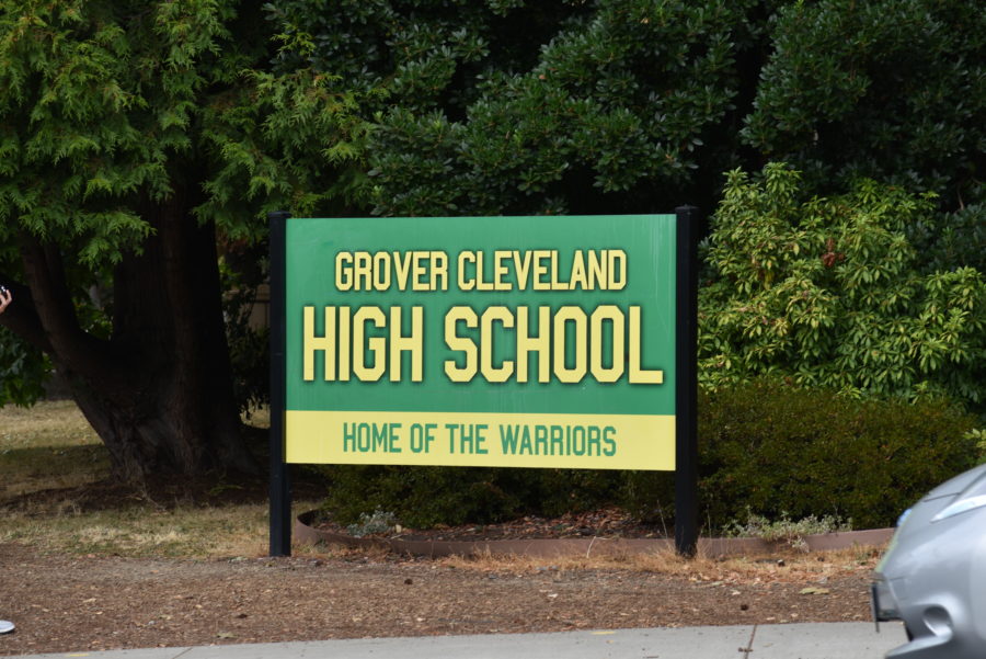 Grover+Cleveland+High+School+sign+on+26th+and+Powell