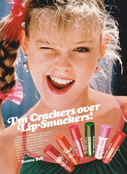 Lip Smackers ad from 1996