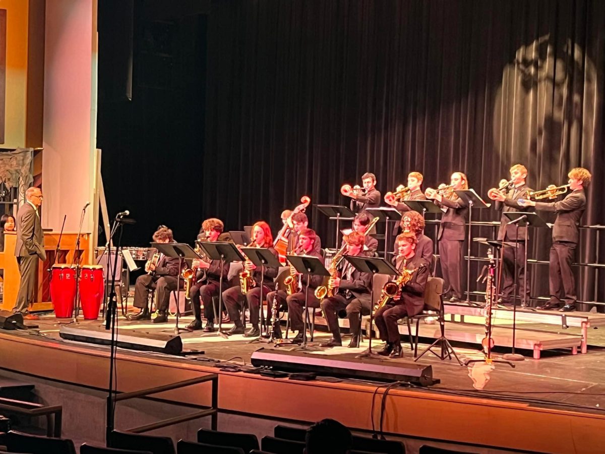 The Jazz band performs at the PIL Jazz Competition. 
