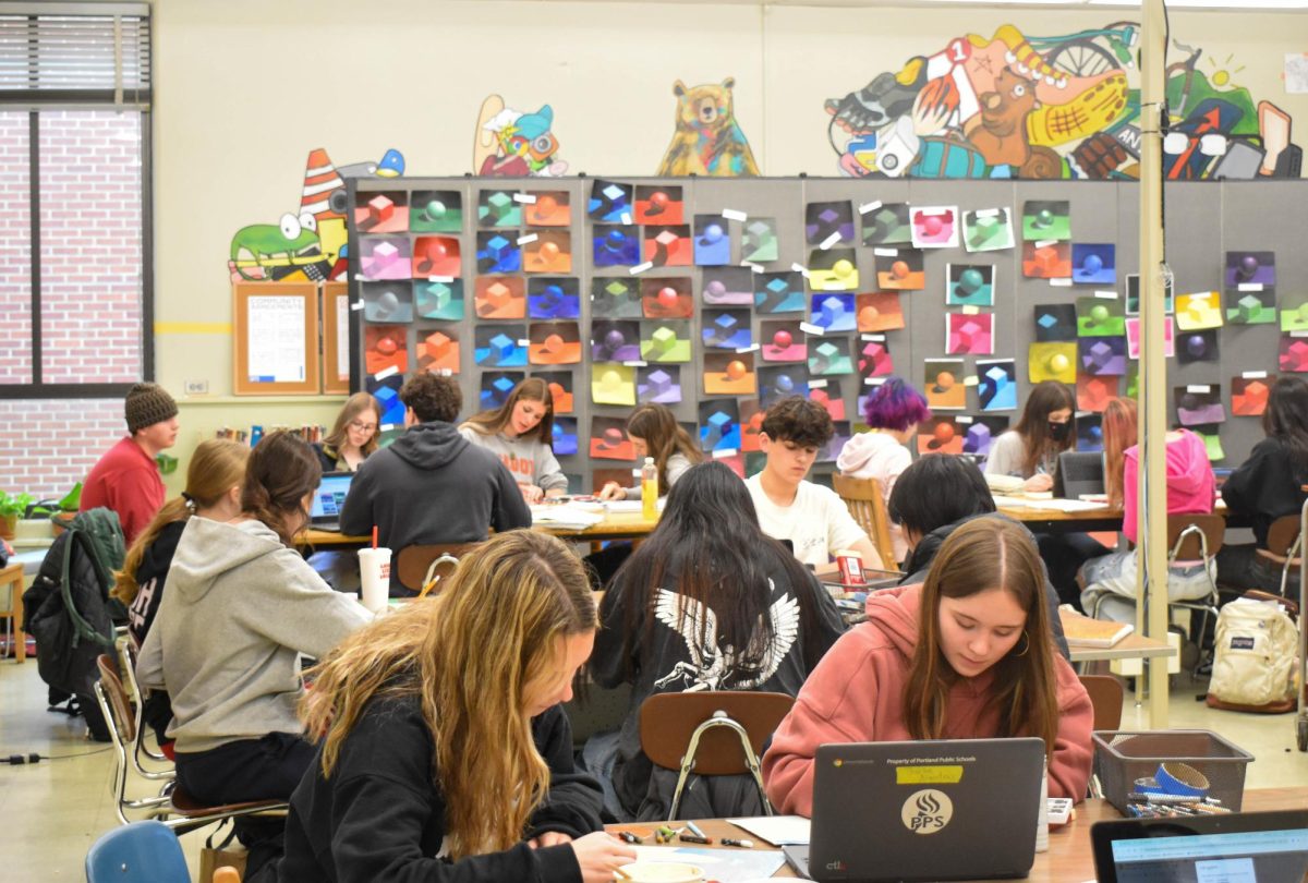 Chelsey Boehnke art classroom.
