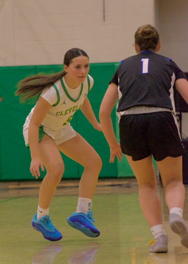 Quinn Olsen defending a Grant player